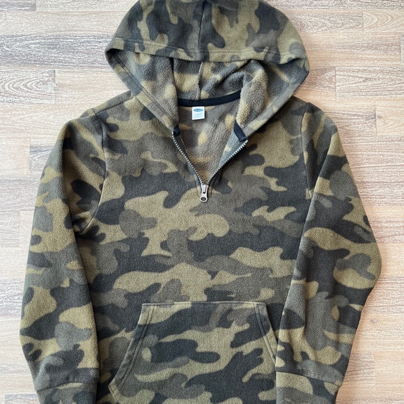 Old Navy Other - YOUTH CAMO FLEECE HOODIE PULLOVER